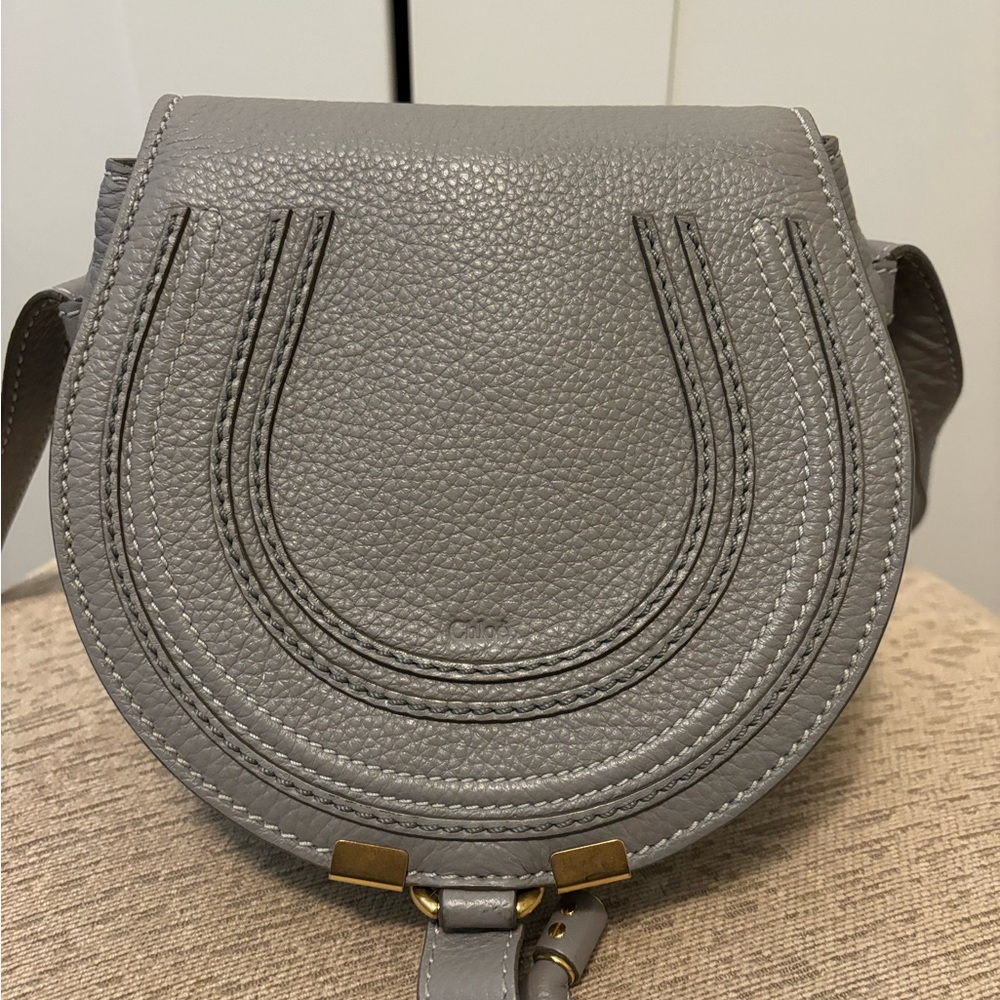 Marcie Small Crossbody Bag in Grained Calfskin